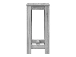 Mesa de bar 51x50x103,5 cm derivados de madeira cinzento sonoma