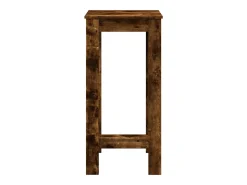 Mesa de bar 51x50x103,5 cm derivados de madeira carvalho fumado