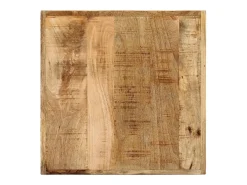 Mesa de bar 55x55x107 cm madeira de mangueira maciça e ferro