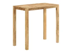 Mesa de bar 112x55x108 cm madeira de mangueira maciça