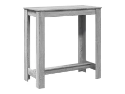 Mesa de bar 102x50x103,5cm derivados de madeira cinzento sonoma