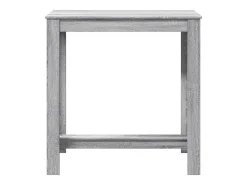 Mesa de bar 102x50x103,5cm derivados de madeira cinzento sonoma