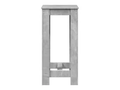 Mesa de bar 51x50x103,5cm derivados de madeira cinzento cimento