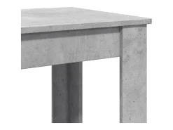 Mesa de bar 51x50x103,5cm derivados de madeira cinzento cimento