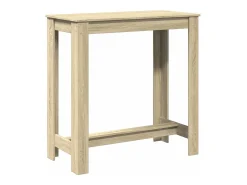 Mesa de bar 102x50x103,5cm derivados de madeira carvalho sonoma