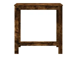 Mesa de bar 102x50x103,5cm derivados de madeira carvalho fumado
