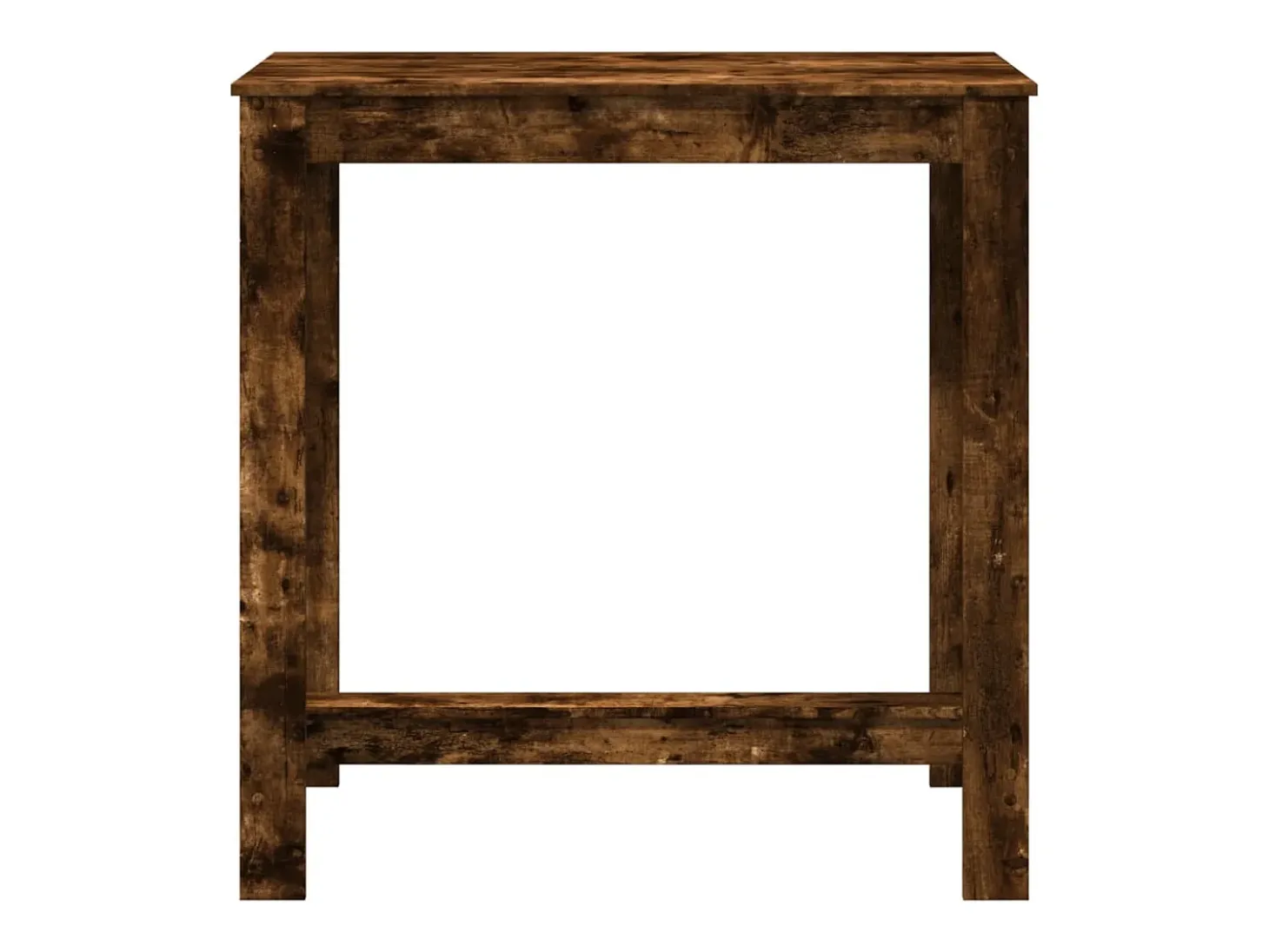 Mesa de bar 102x50x103,5cm derivados de madeira carvalho fumado