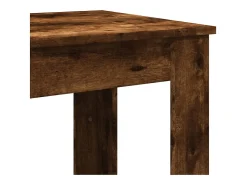 Mesa de bar 102x50x103,5cm derivados de madeira carvalho fumado
