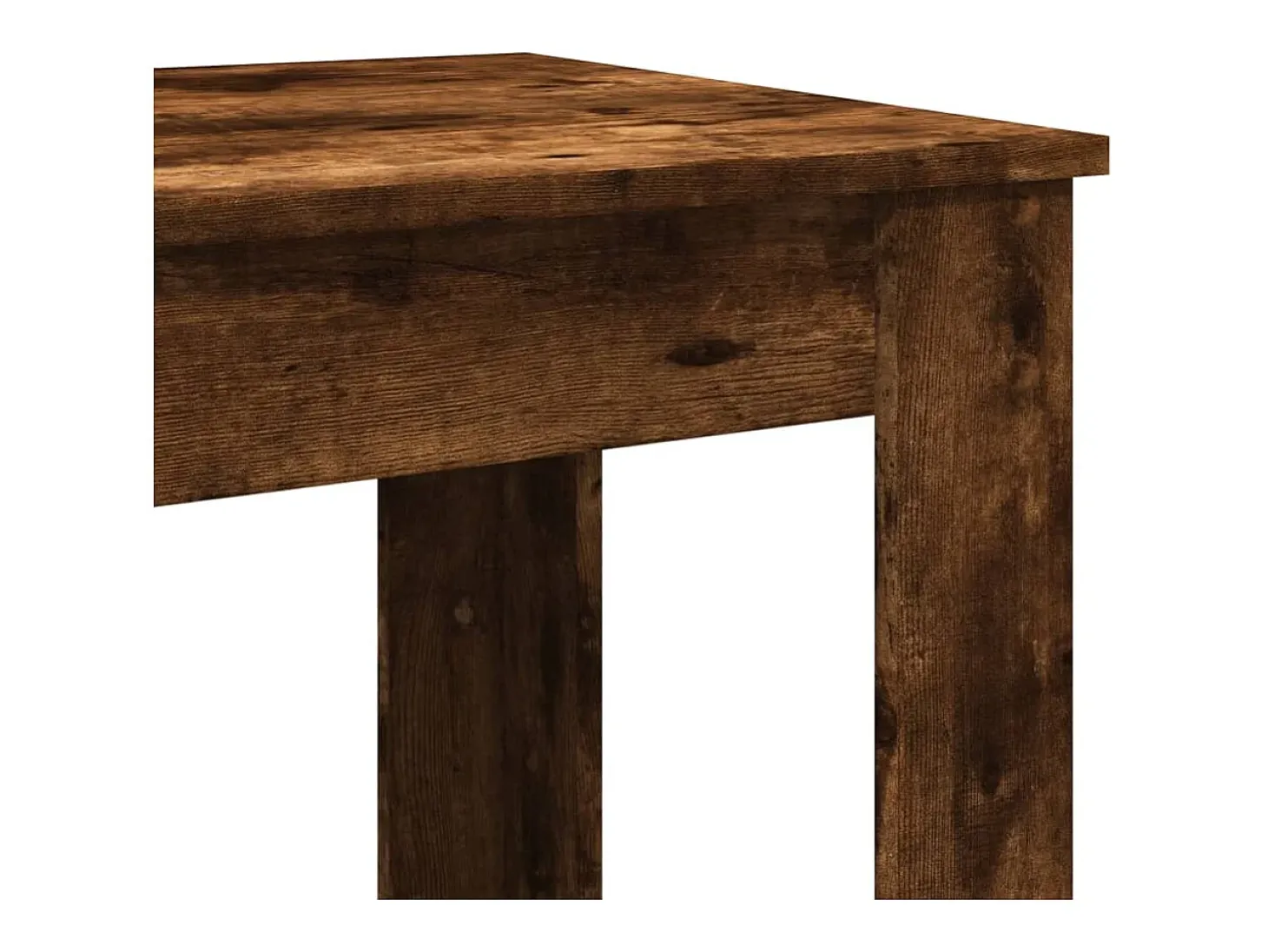 Mesa de bar 102x50x103,5cm derivados de madeira carvalho fumado