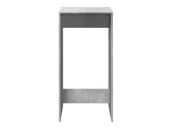 Mesa de bar 51x50x103,5cm derivados de madeira cinzento cimento