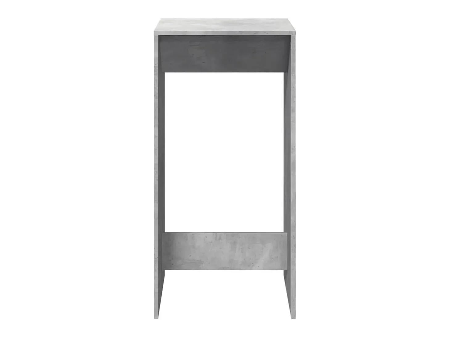 Mesa de bar 51x50x103,5cm derivados de madeira cinzento cimento
