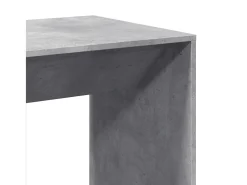 Mesa de bar 51x50x103,5cm derivados de madeira cinzento cimento