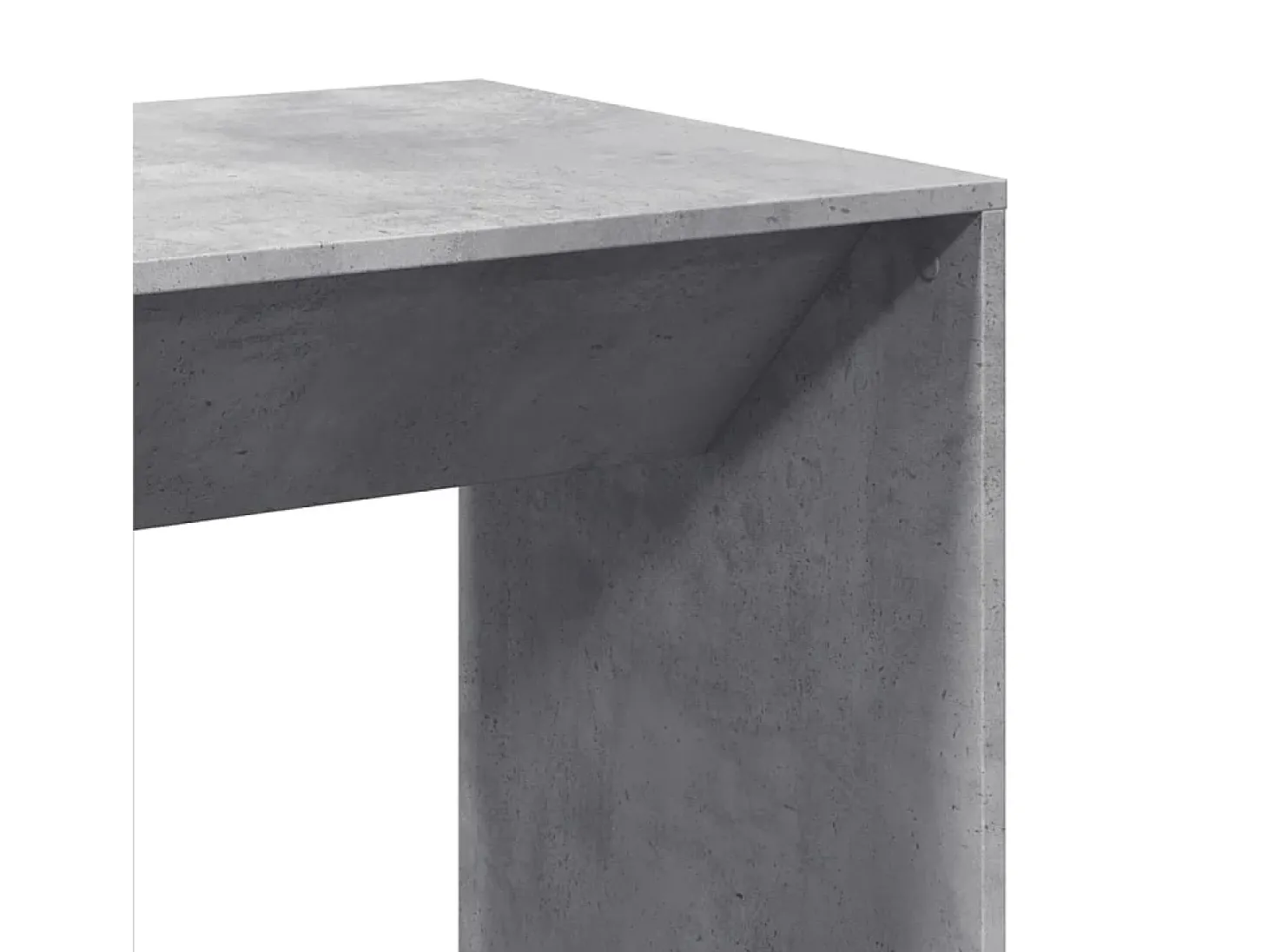 Mesa de bar 51x50x103,5cm derivados de madeira cinzento cimento