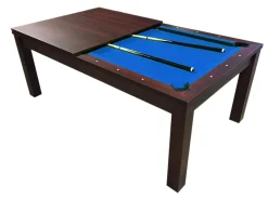 Mesa de bilhar 7 pés azul conversível en mesa – Atlantis