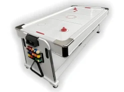 Mesa de bilhar 7 pés multijogo azul air hockey + ping pong - Stark White