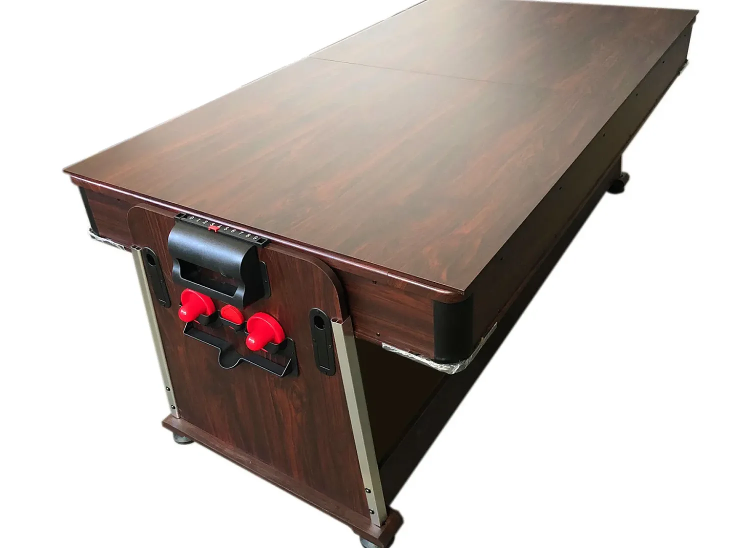Mesa de bilhar 7 pés multijogo azul air hockey + ping pong - Stark com Bancos