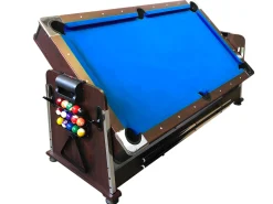 Mesa de bilhar 7 pés multijogo azul air hockey + ping pong - Stark