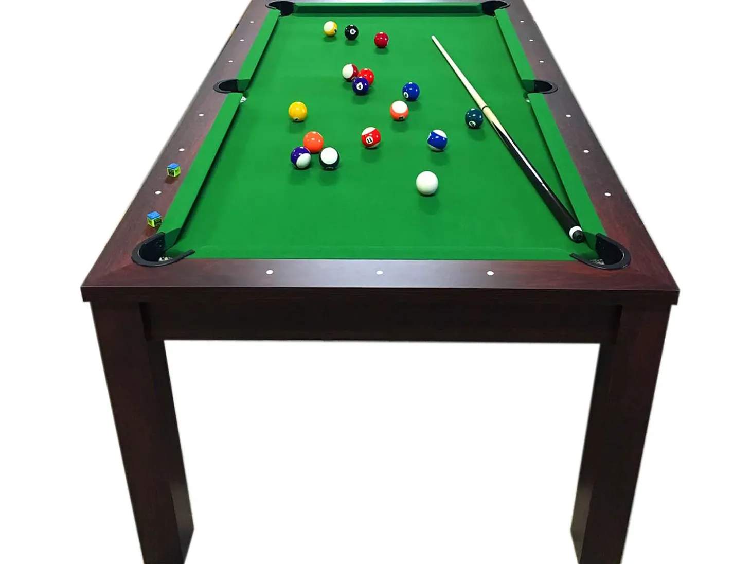 Mesa de bilhar 7 pés verde conversível en mesa – Artemis