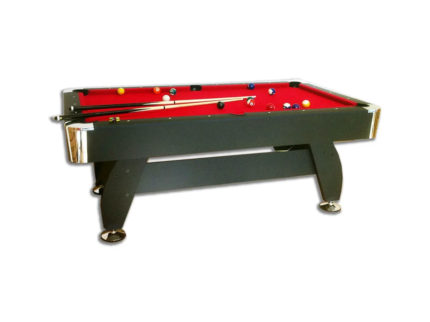 Mesa de Bilhar de 8 Pés Completa com Acessórios – Viper Red