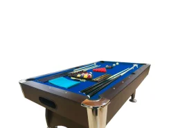 Mesa de Bilhar de 7 Pés Completa com Acessórios – Iron Blue