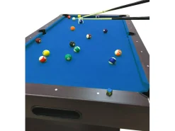 Mesa de Bilhar de 7 Pés Completa com Acessórios – Iron Blue
