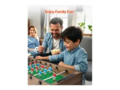 Mesa de bilhar, SucceBuy Mesa de jogo combinada de air hockey 4 em 1, 82 cm, matraquilhos, pingue-pongue, bilhar - multifuncional, compacta, para interiores