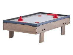 Mesa de bilhar, SucceBuy Mesa de jogo combinada de air hockey 4 em 1, 82 cm, matraquilhos, pingue-pongue, bilhar - multifuncional, compacta, para interiores