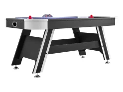 Mesa de bilhar, SucceBuy Mesa de Air Hockey de 183 cm com placar LED, discos e empurradores incluídos