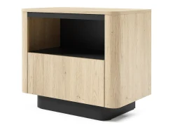 Mesa de cabeceira, carvalho cremona, 63,2 x 50,5 x 38,1 cm