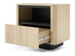 Mesa de cabeceira, carvalho cremona, 63,2 x 50,5 x 38,1 cm