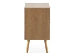 Mesa de cabeceira Chuva 2 gavetas cor carvalho