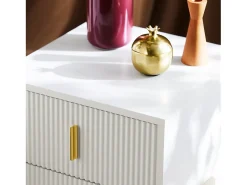 Mesa de cabeceira com 2 gavetas FBT115-W
