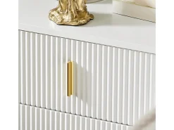 Mesa de cabeceira com 2 gavetas FBT115-W