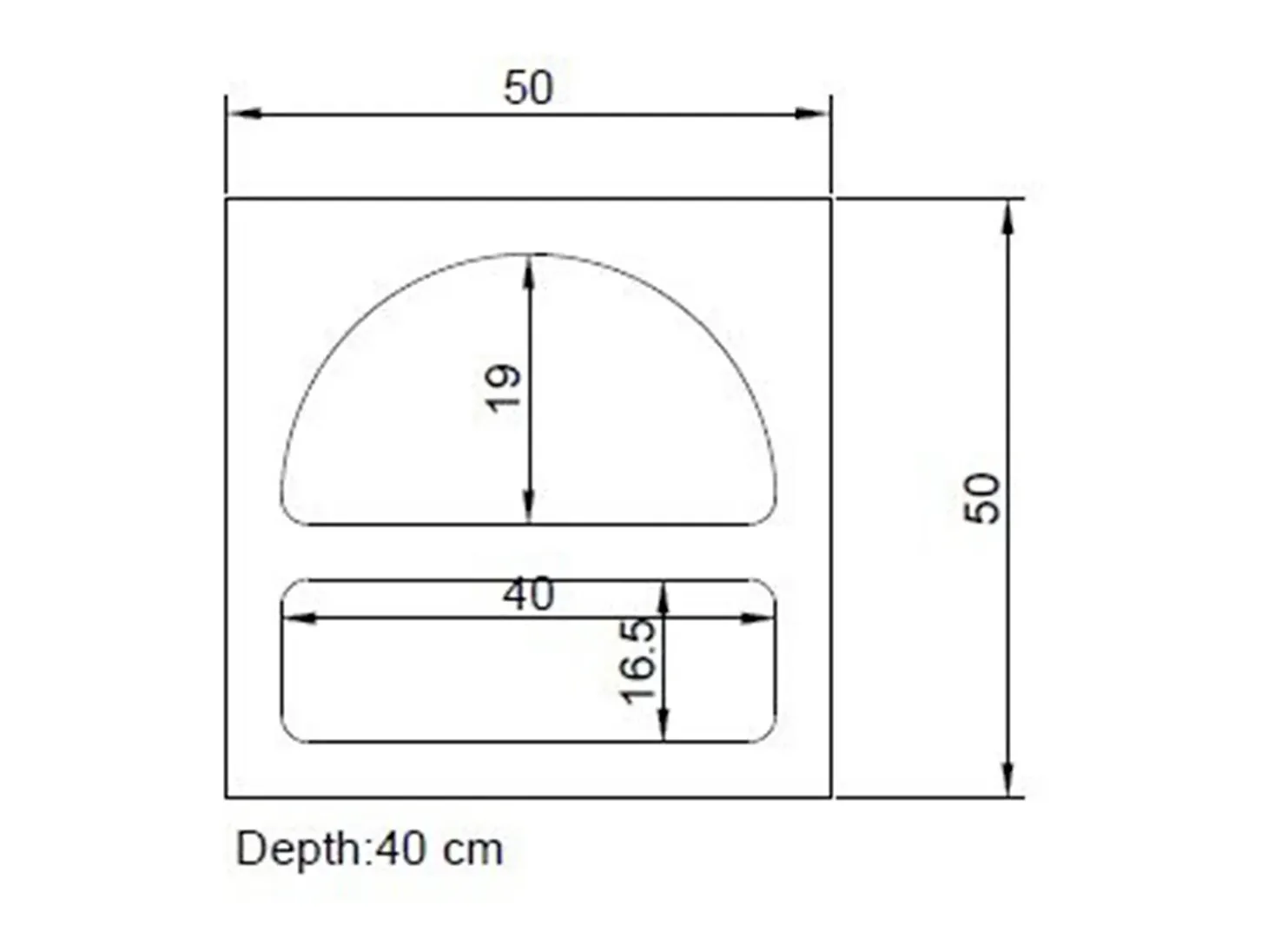 Mesa de cabeceira com espaço de arrumação branco - LUELA