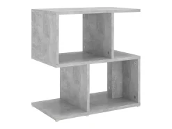 Mesa de cabeceira derivados de madeira cinzento cimento