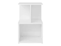 Mesa de cabeceira derivados de madeira cinzento cimento