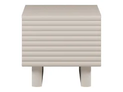 Mesa de cabeceira LUDIMA com 1 porta em MDF bege