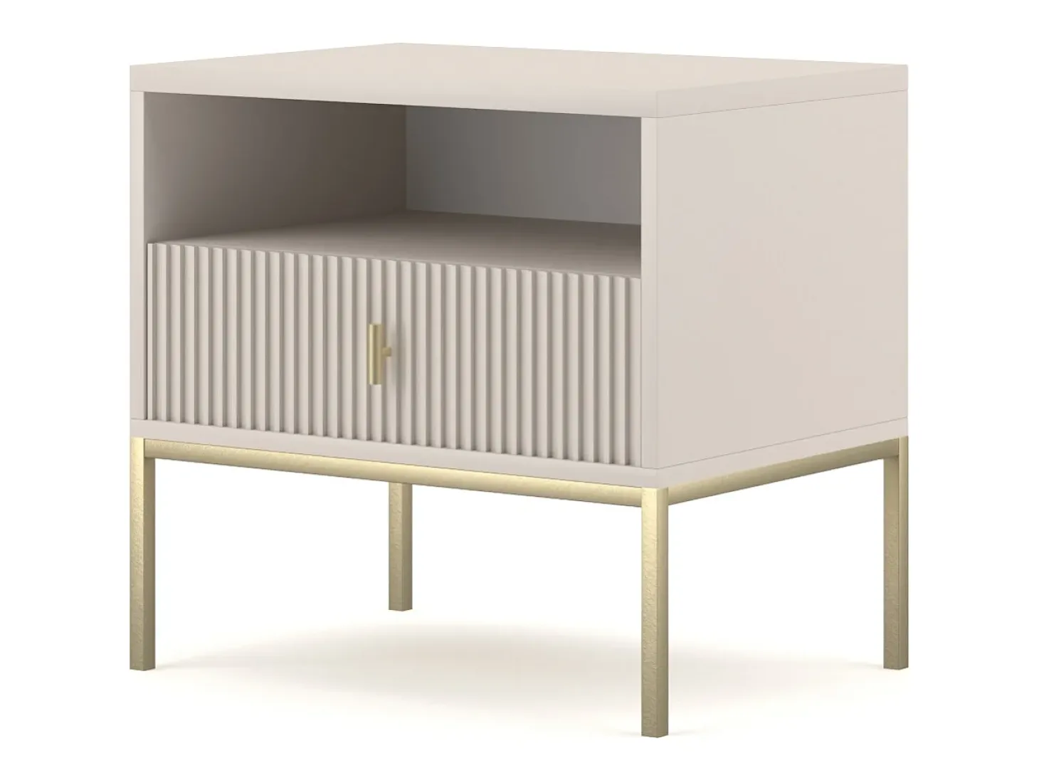 Mesa de cabeceira Maggiore caxemira / dourado / dourado