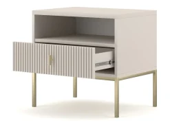 Mesa de cabeceira Maggiore caxemira / dourado / dourado