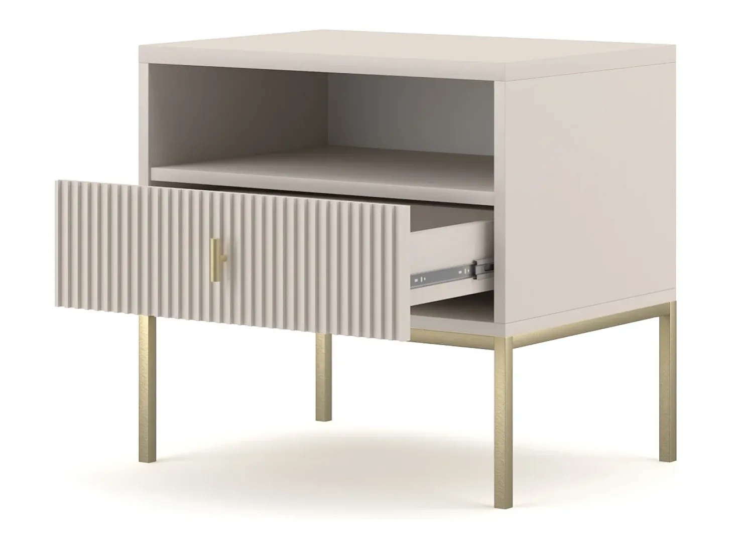 Mesa de cabeceira Maggiore caxemira / dourado / dourado