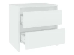 Mesa de cabeceira 45x34,5x44,5 cm aglomerado branco