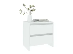 Mesa de cabeceira 45x34,5x44,5 cm aglomerado branco
