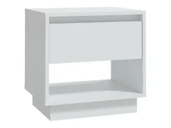 Mesa de cabeceira 45x34x44 cm contraplacado branco
