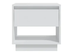Mesa de cabeceira 45x34x44 cm contraplacado branco