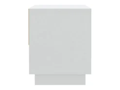 Mesa de cabeceira 45x34x44 cm contraplacado branco