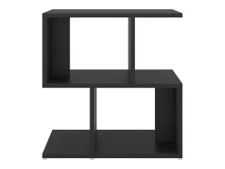 Mesa de cabeceira 50x30x51,5 cm derivados de madeira preto
