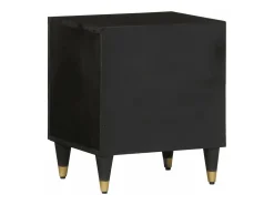 Mesa de cabeceira 40x33x46 cm madeira de mangueira maciça