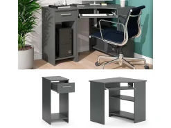 Mesa de canto antracite 83x76x77 odin