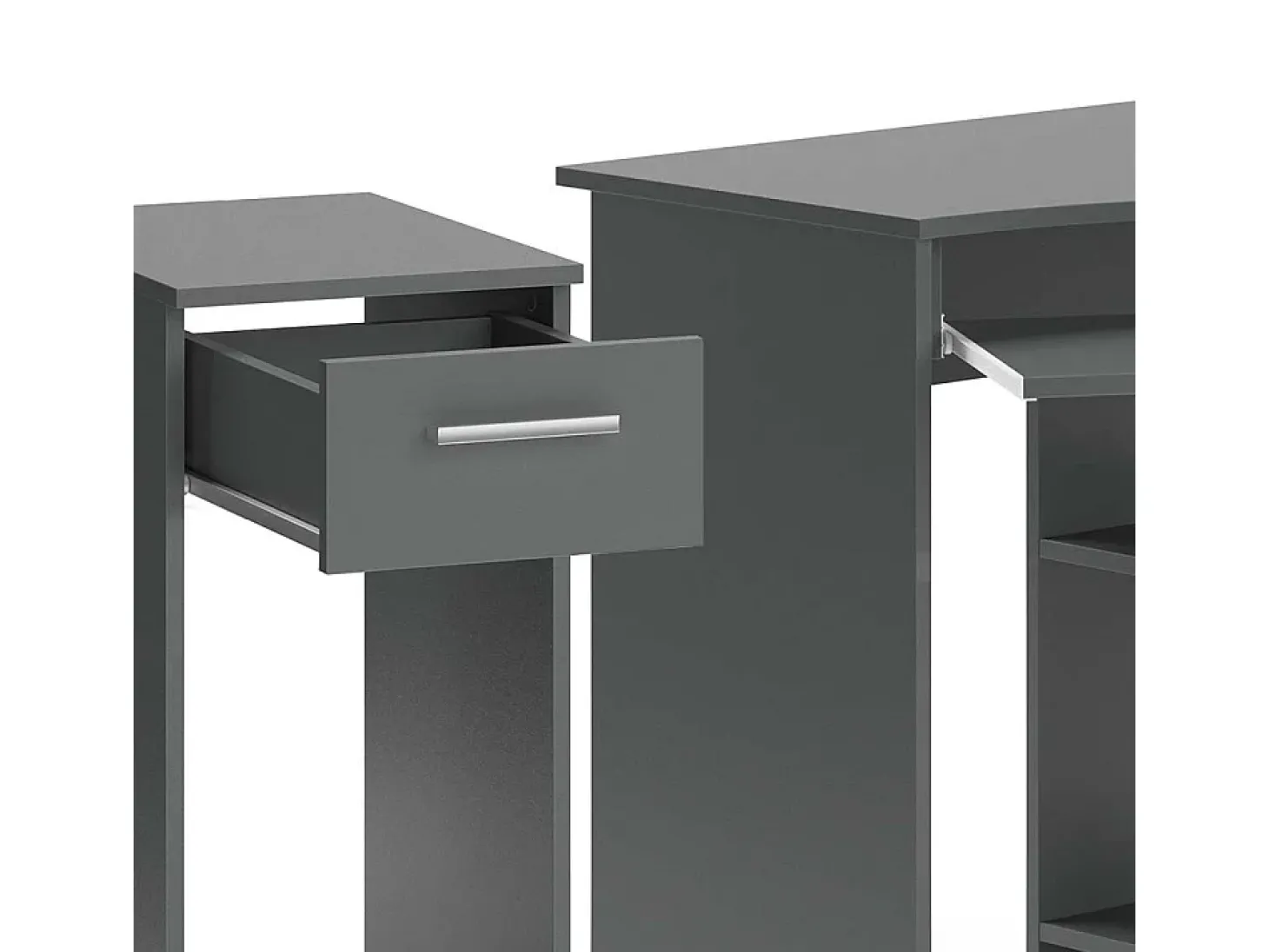 Mesa de canto antracite 83x76x77 odin
