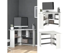 Mesa de canto branco 90x90x74 arion